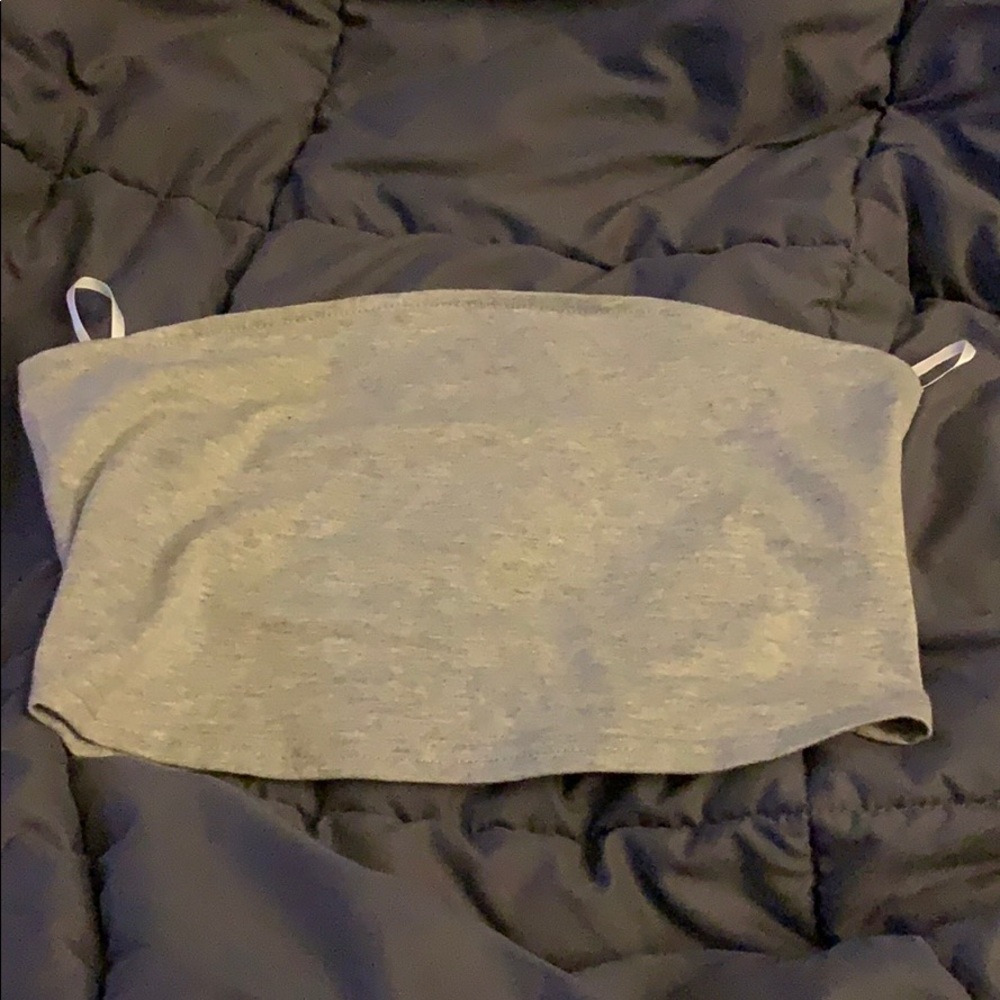 SHEIN grey crop top